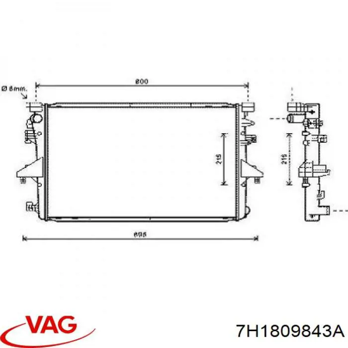  VAG 7H1809843A precio, desde 186,13 EUR