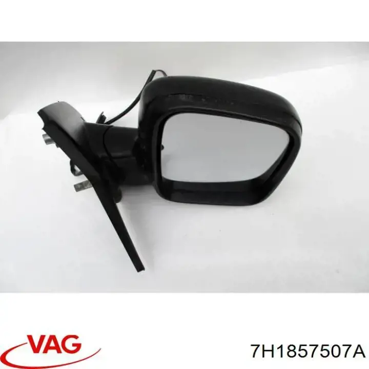 Espejo de retrovisor izquierdo 7H1857507A VAG