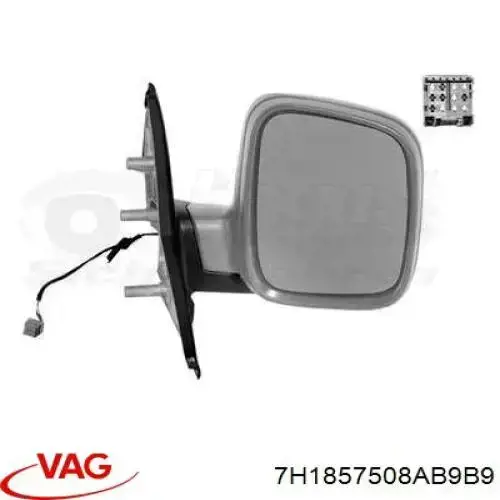 Retrovisor exterior derecho VAG 7H1857508AB9B9