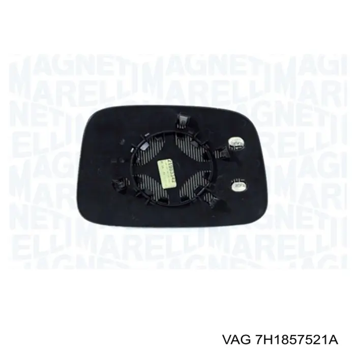 Cristal de espejo retrovisor exterior izquierdo 7H1857521A VAG