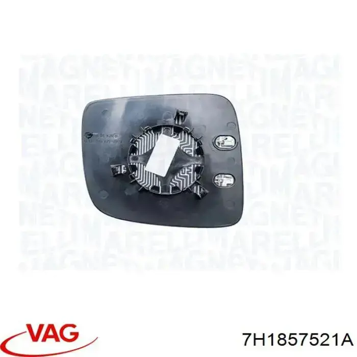 Comprar 7H1857521A VAG Cristal de espejo retrovisor exterior izquierdo