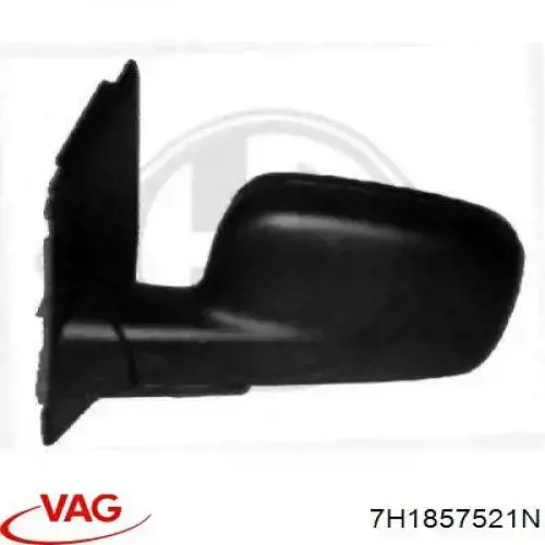 Cristal de espejo retrovisor exterior izquierdo 7H1857521N VAG