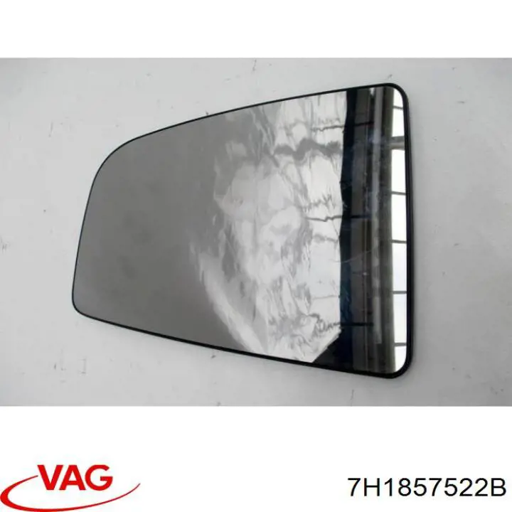 7H1857522B VAG cristal de espejo retrovisor exterior derecho