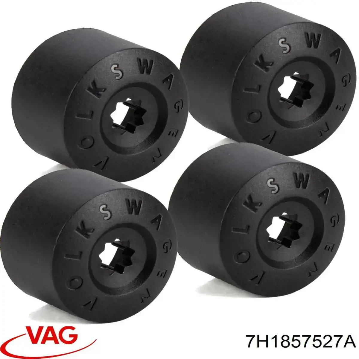 7H1857527A VAG Cubierta de espejo retrovisor izquierdo