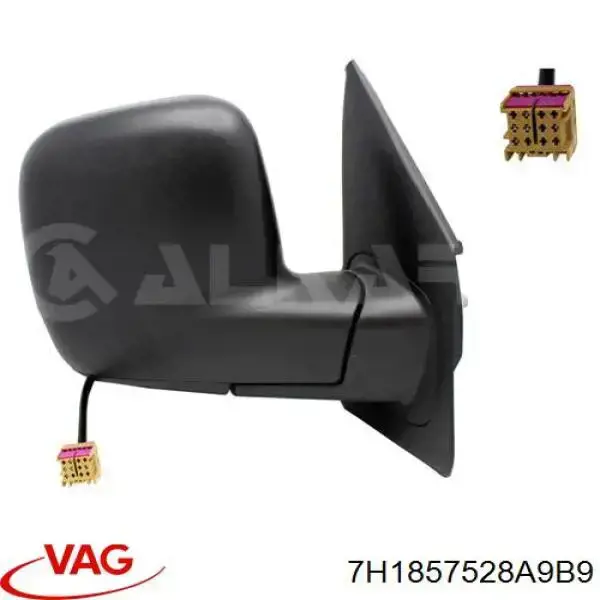 Cubierta de espejo retrovisor derecho VAG 7H1857528A9B9 precio, desde 12,62 EUR