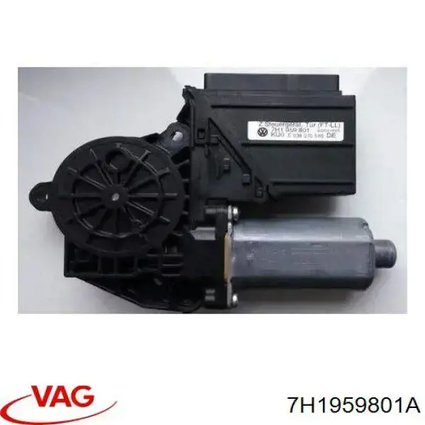 7H1959801A VAG motor eléctrico, elevalunas, puerta delantera izquierda