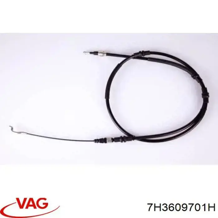 7H3609701H VAG cable de freno de mano trasero derecho/izquierdo