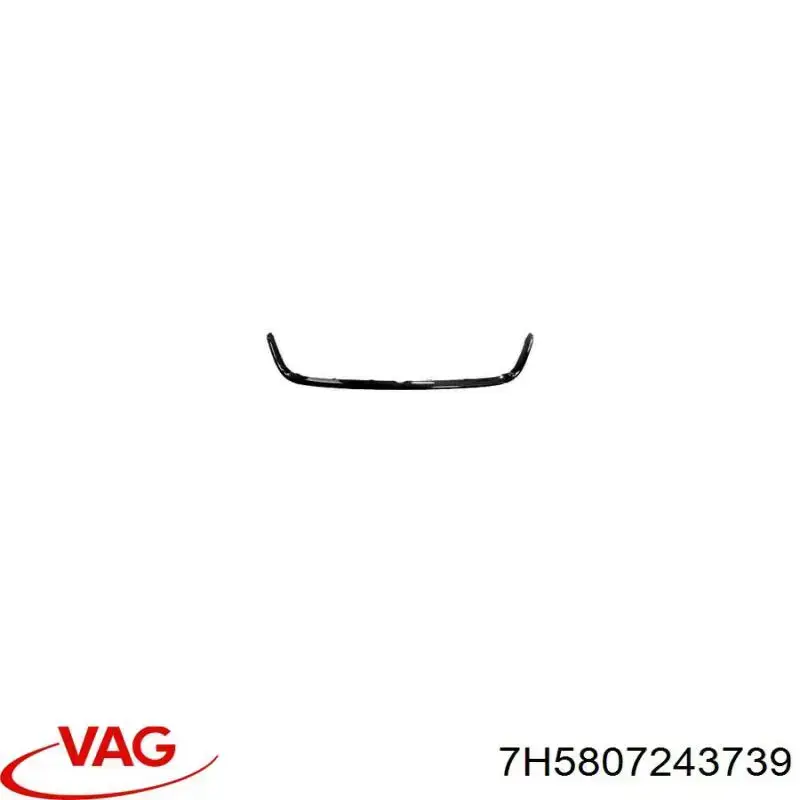 Rejilla delantera VAG 7H5807243739 precio, desde 54,90 EUR