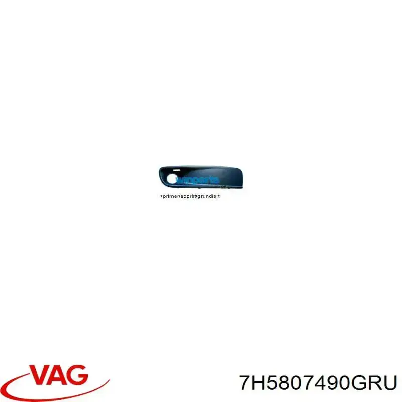 Tapa de rejilla de faro antiniebla delantero derecho VAG 7H5807490GRU precio, desde 9,66 EUR