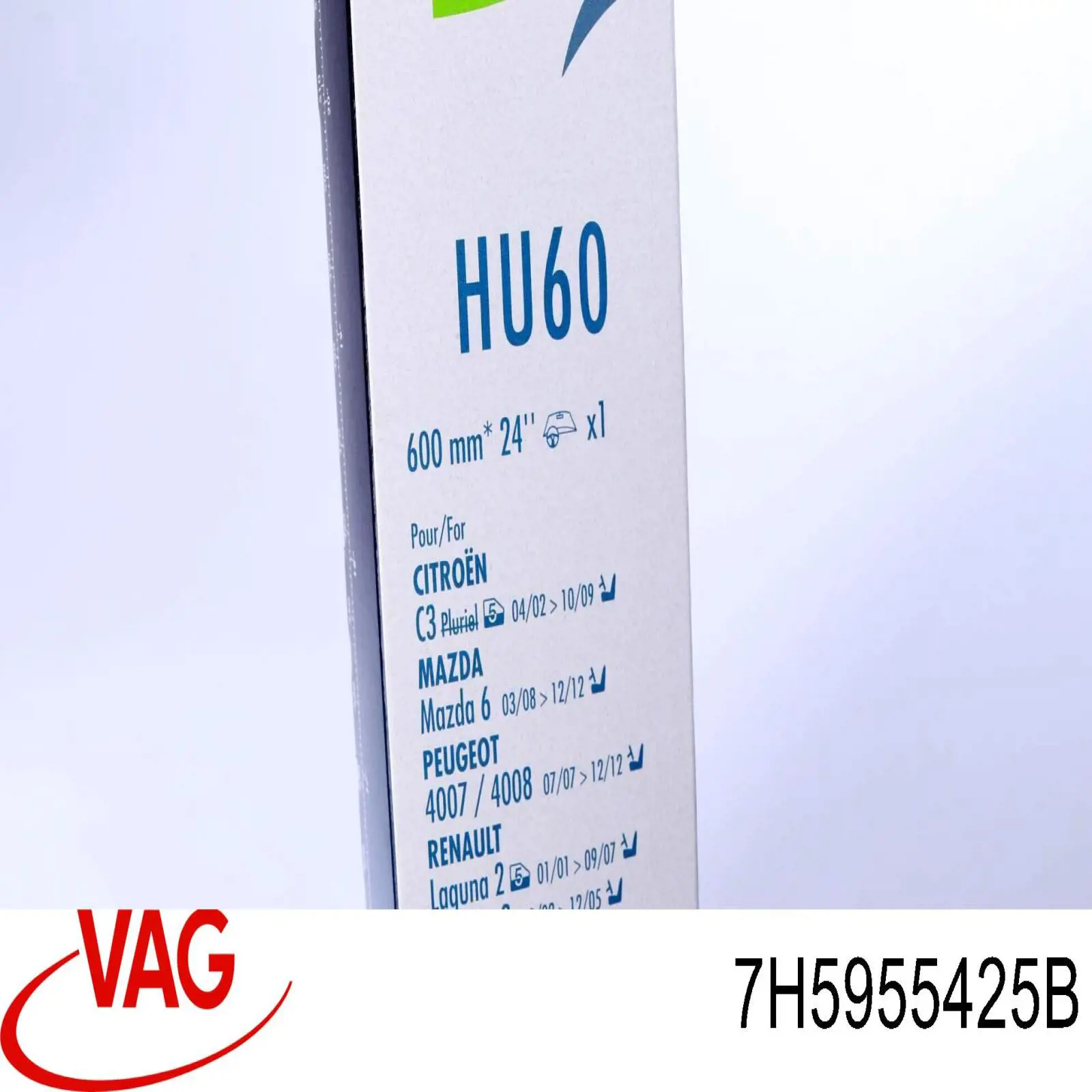 Comprar 7H5955425B VAG Escobilla del limpiaparabrisas del lado del pasajero