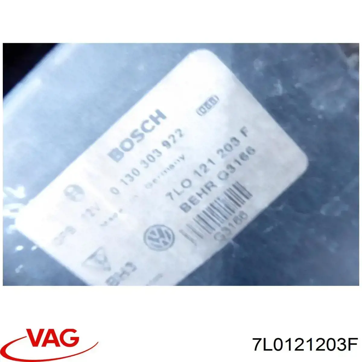 7L0121203F VAG Ventilador de refrigeración del motor