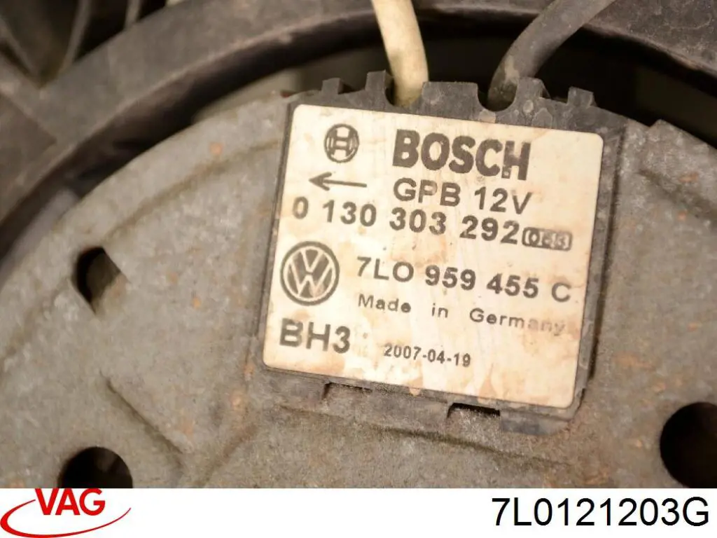 7L0121203G VAG Radiador