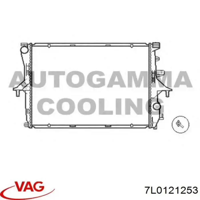 Água radiador VAG 7L0121253 precio, desde 85,67 EUR