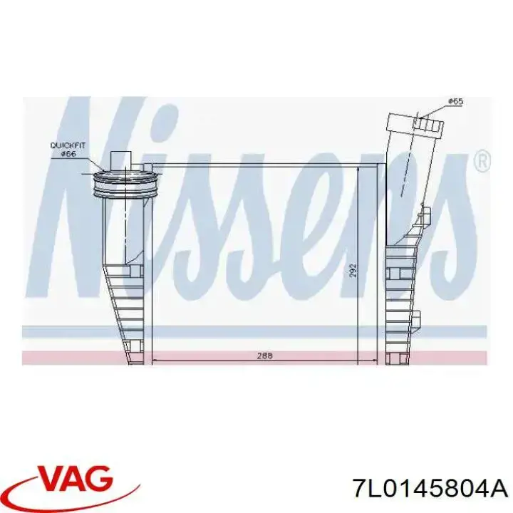 Intercooler 7L0145804A VAG