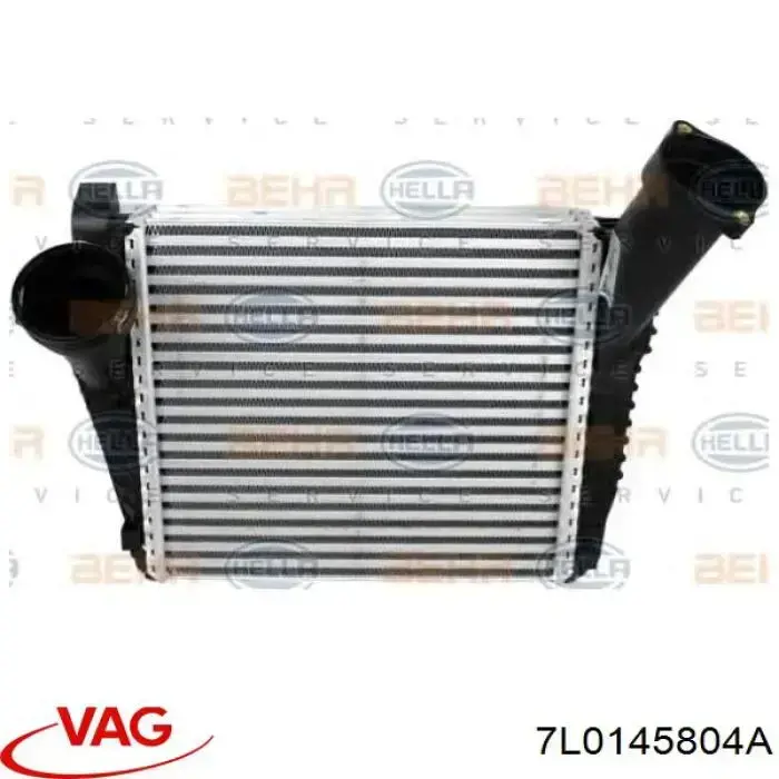 Radiador de aire de admisión VAG 7L0145804A