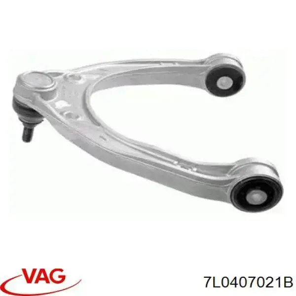 Brazo superior izquierdo/derecho de suspensión delantera 7L0407021B VAG