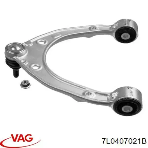Brazo superior izquierdo/derecho de suspensión delantera 7L0407021B VAG