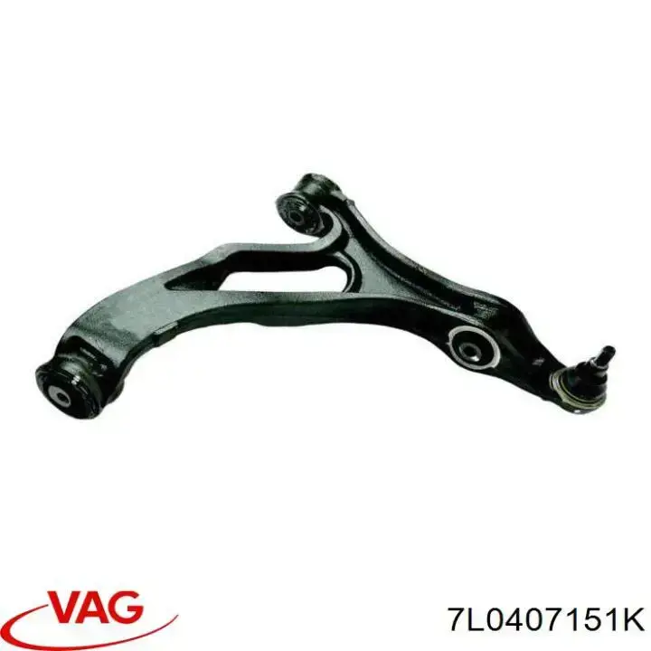 Comprar 7L0407151K VAG Brazo inferior izquierdo de la suspensión delantera