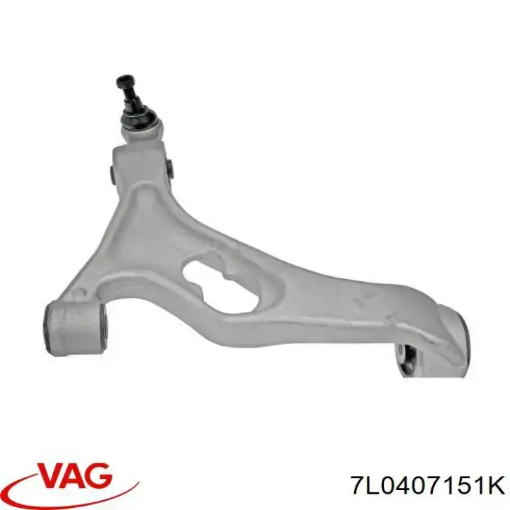 Brazo inferior izquierdo de la suspensión delantera VAG 7L0407151K precio, desde 153,79 EUR