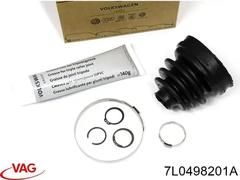 Comprar 7L0498201A VAG Fuelle de semieje delantero interior