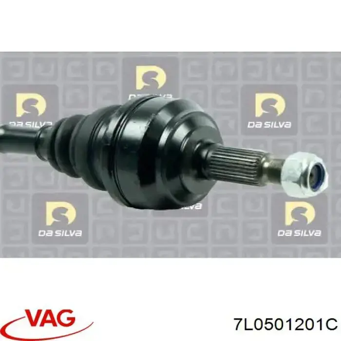 7L0501201C VAG árbol de transmisión trasero