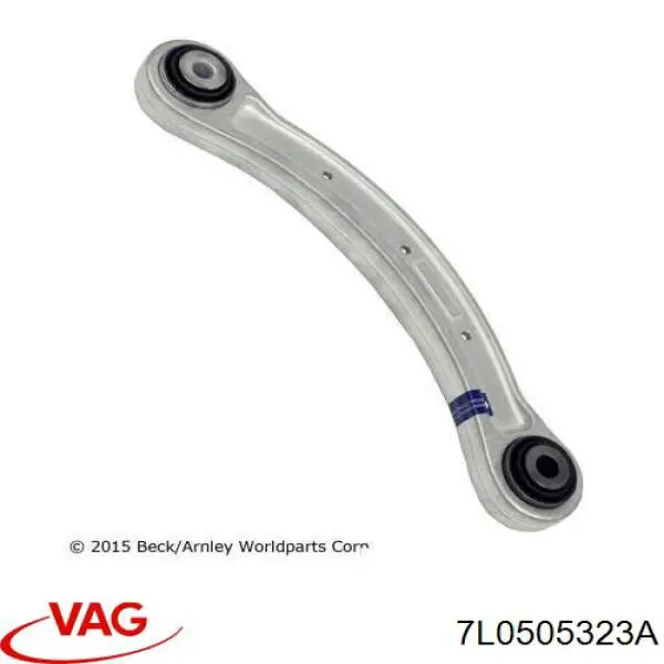 Brazo superior de suspensión trasera izquierdo/derecho VAG 7L0505323A