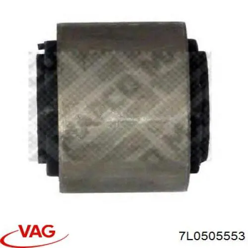 Barra transversal de la suspensión trasera 7L0505553 VAG
