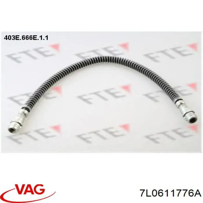 Manguera de freno trasera VAG 7L0611776A precio, desde 6,48 EUR