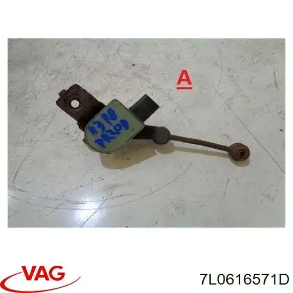 7L0616571D VAG sensor, nivel de suspensión neumática, trasero