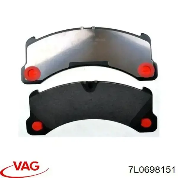Pastillas de freno delanteras VAG 7L0698151