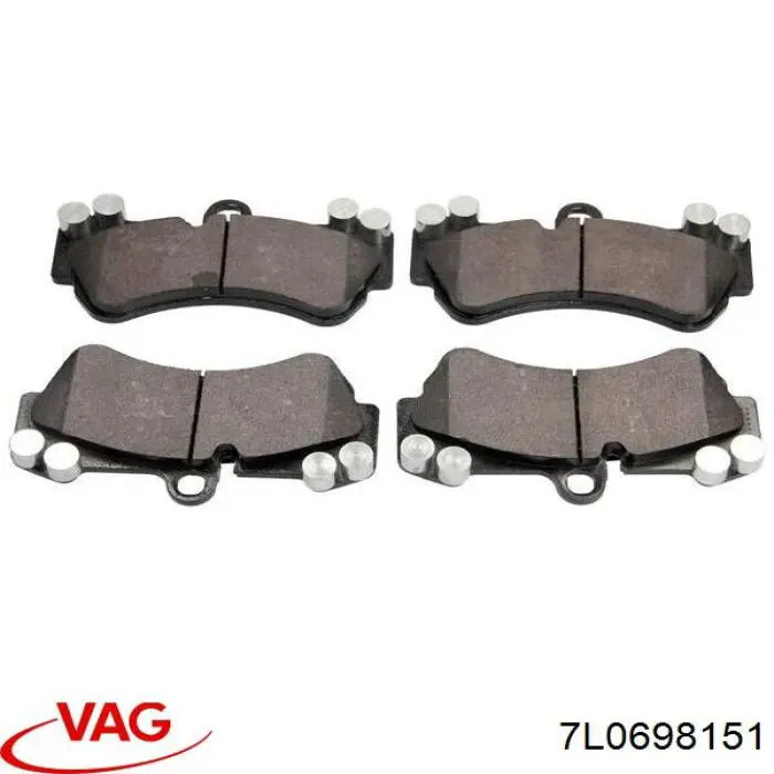 7L0698151 VAG Pastillas delanteras