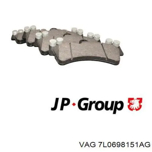 Pastillas de freno 7L0698151AG VAG
