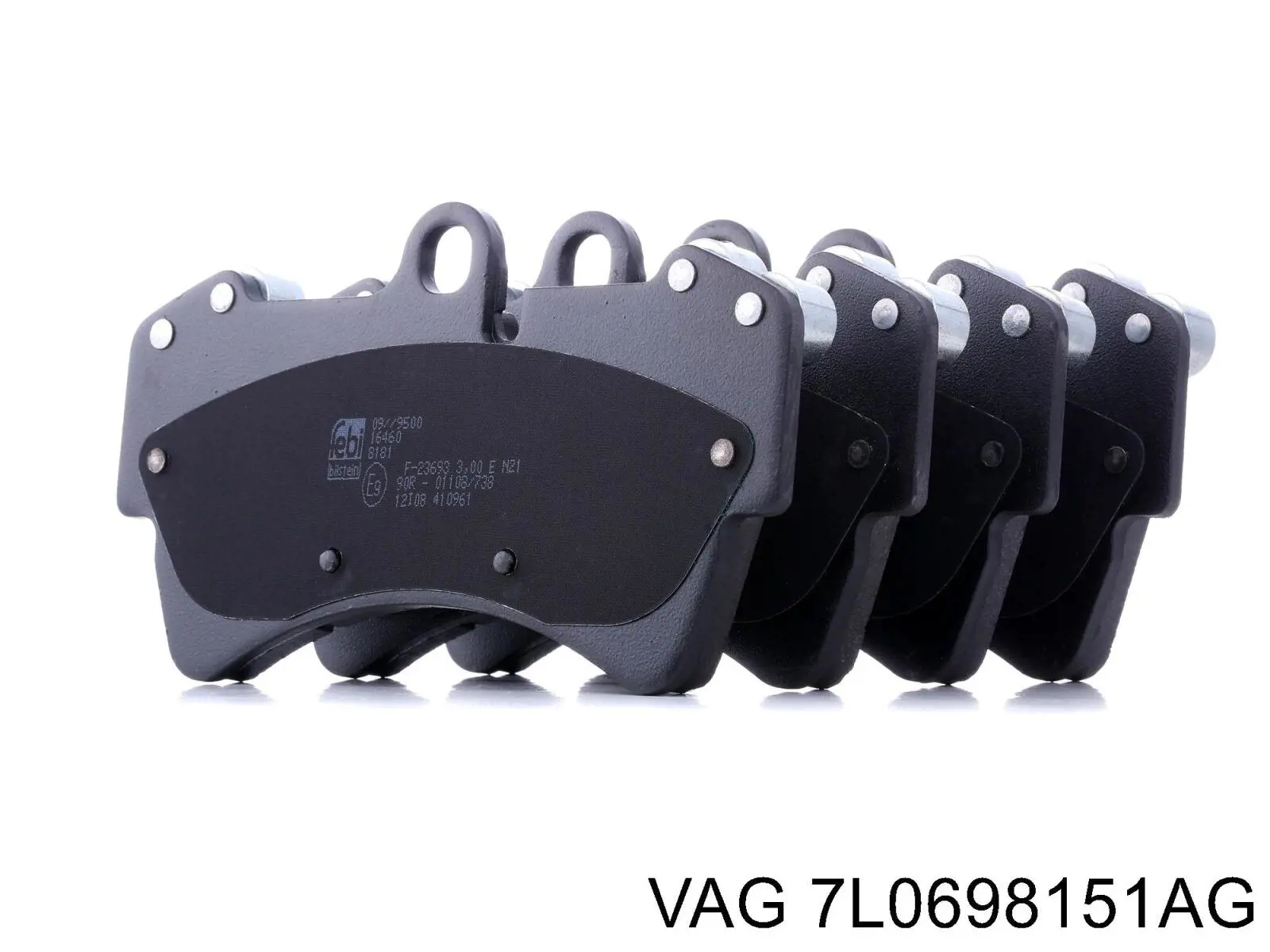 Pastillas de freno delanteras VAG 7L0698151AG