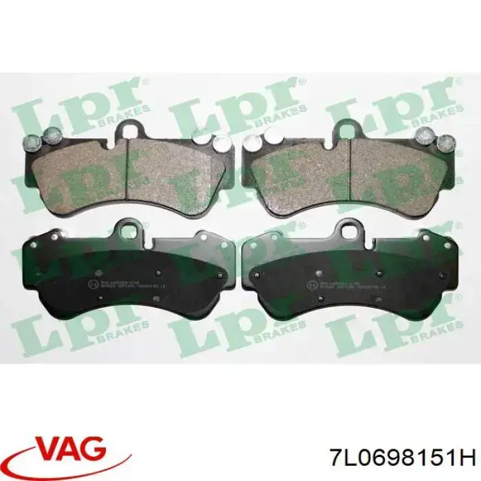 Pastillas freno delanteras VAG 7L0698151H precio, desde 49,54 EUR