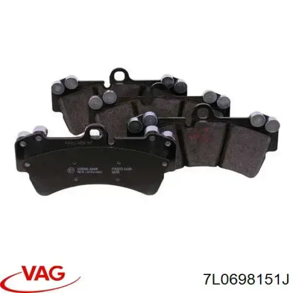 Pastillas freno delanteras VAG 7L0698151J precio, desde 60,93 EUR