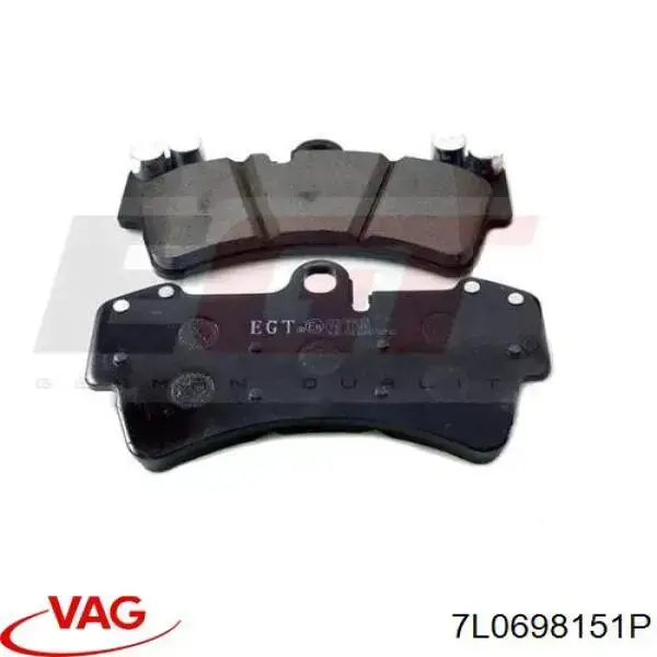 Pastillas freno delanteras VAG 7L0698151P precio, desde 56,30 EUR