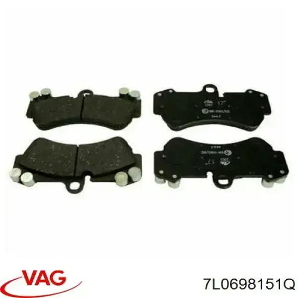Comprar 7L0698151Q VAG Pastillas delanteras de freno