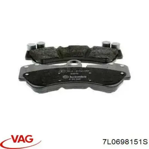 Pastillas de freno 7L0698151S VAG