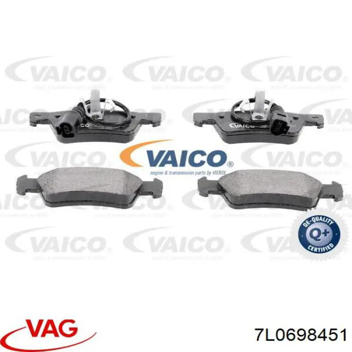 Pastillas traseras de freno VAG 7L0698451 precio, desde 32,65 EUR