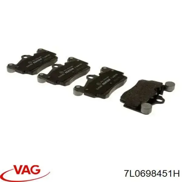Comprar 7L0698451H VAG Pastillas de freno traseras