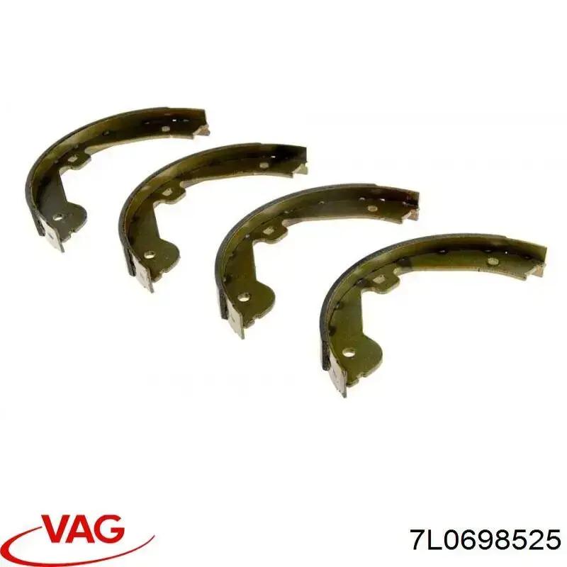 Zapatas de freno de mano 7L0698525 VAG