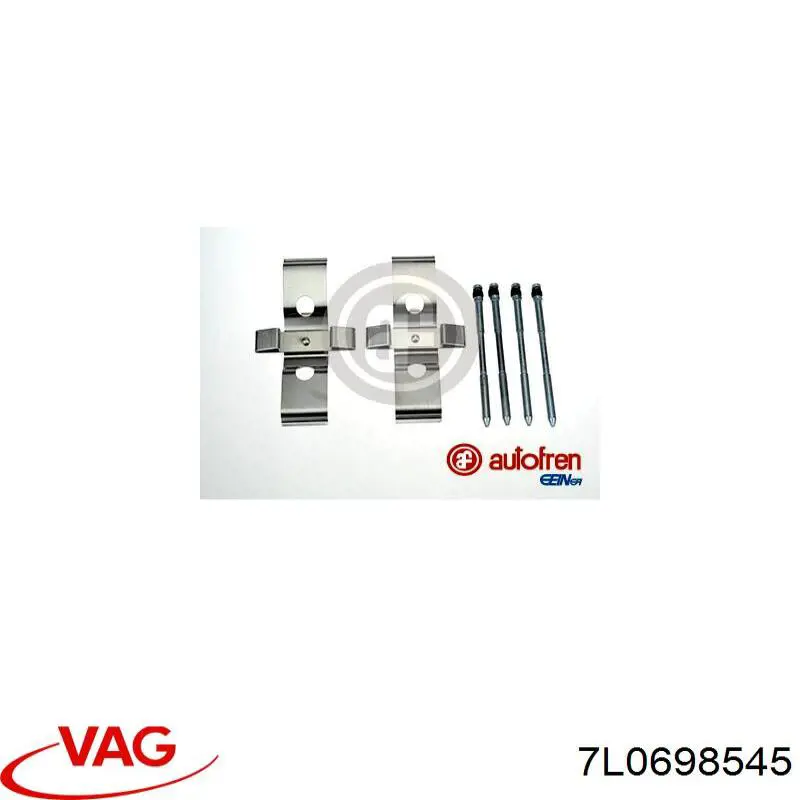 Kit de montaje de zapatas de freno traseras VAG 7L0698545 precio, desde 9,17 EUR