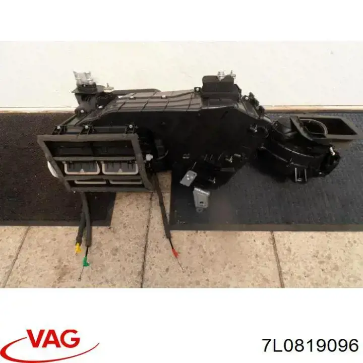 Caja de ventilador habitáculo completo Volkswagen Touareg 1 (7LA)