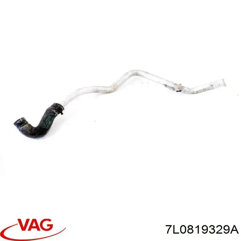 Manguera inferior del radiador 7L0819329A VAG