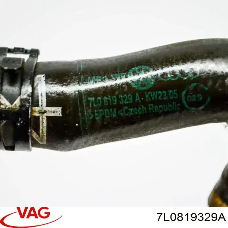 Manguera inferior del radiador VAG 7L0819329A precio, desde 30,65 EUR