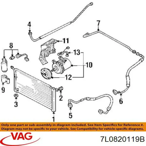  VAG 7L0820119B precio, desde 16,44 EUR
