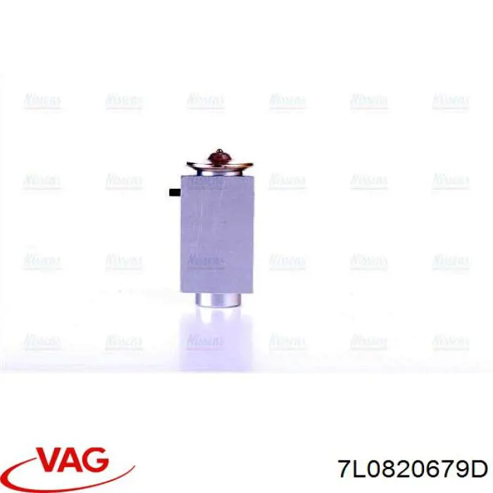 Válvula TRV del aire acondicionado 7L0820679D VAG