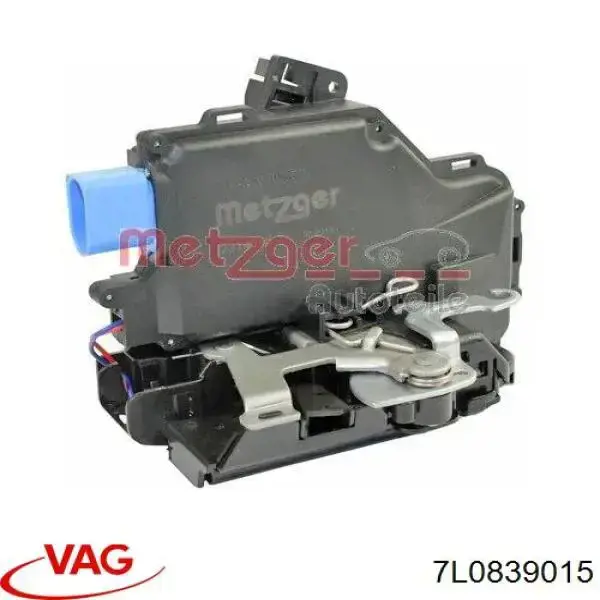 Cerradura de puerta trasera izquierda VAG 7L0839015