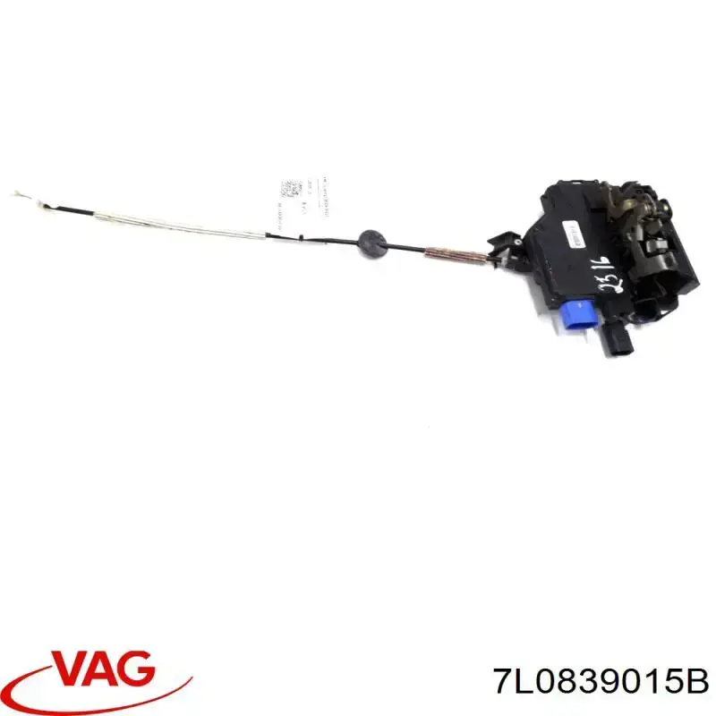 Cerradura de puerta trasera izquierda Porsche 7L0839015B precio, desde 55,18 EUR
