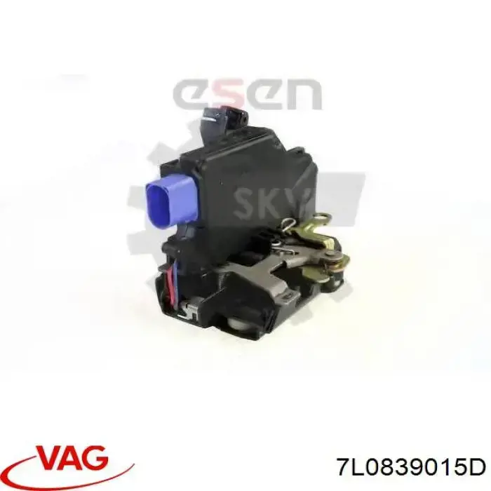Cerradura de puerta trasera izquierda VAG 7L0839015D precio, desde 39,70 EUR